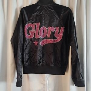 Maine Stars Cheer Gym Glory Satin Cheerleading Jacket